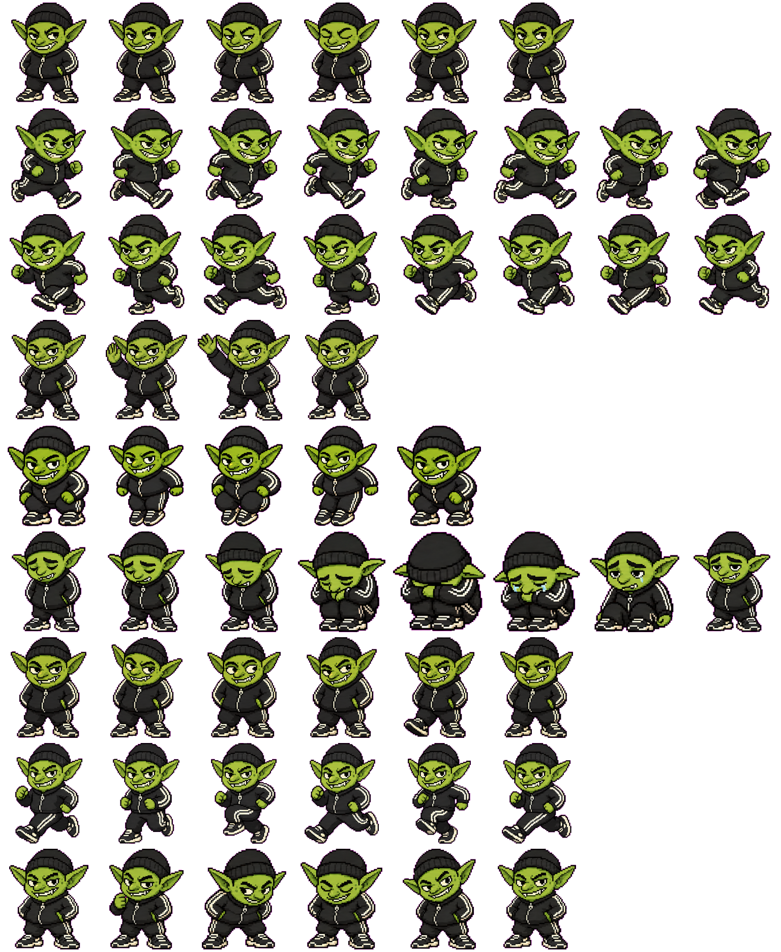 Slavik sprite-sheet